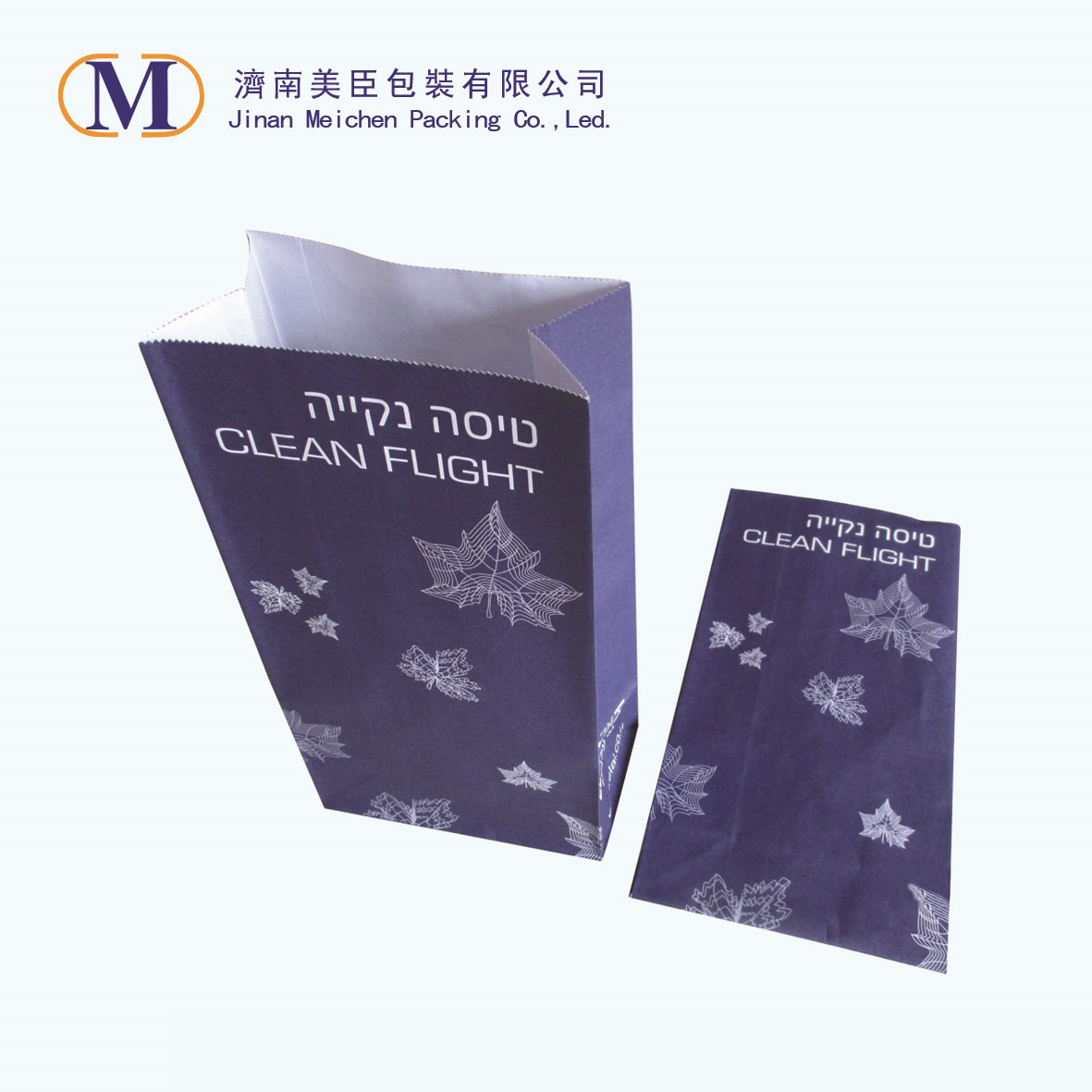 ఎయిర్‌లైన్ వాంతి సంచులు ఏ ప్రత్యేక పదార్థాలతో తయారు చేయబడ్డాయి?